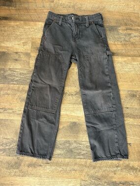 Boys Dark Grey Carpenter Jeans